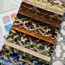 Chinese Popular Selling Foil Velvet For Sofa Curtain Textile